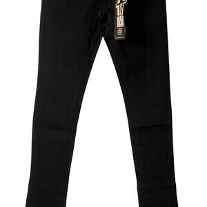 Doctrine Superstack Jet Black Mens Jeans Size 38